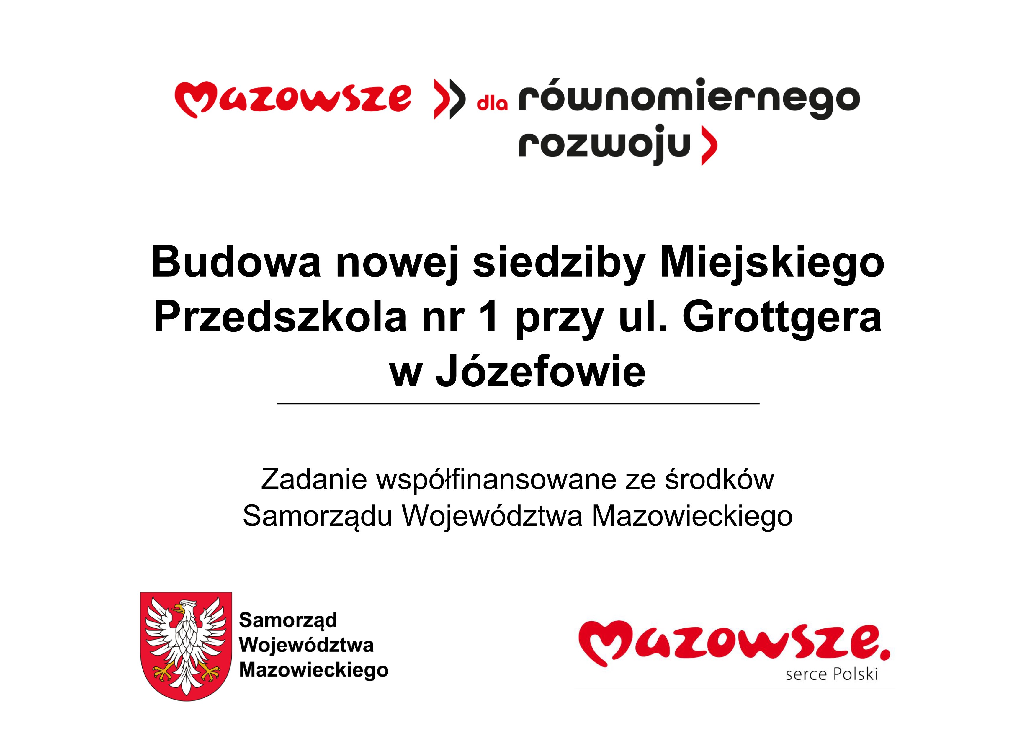 Baner z informacjami o dofinansowaniu.