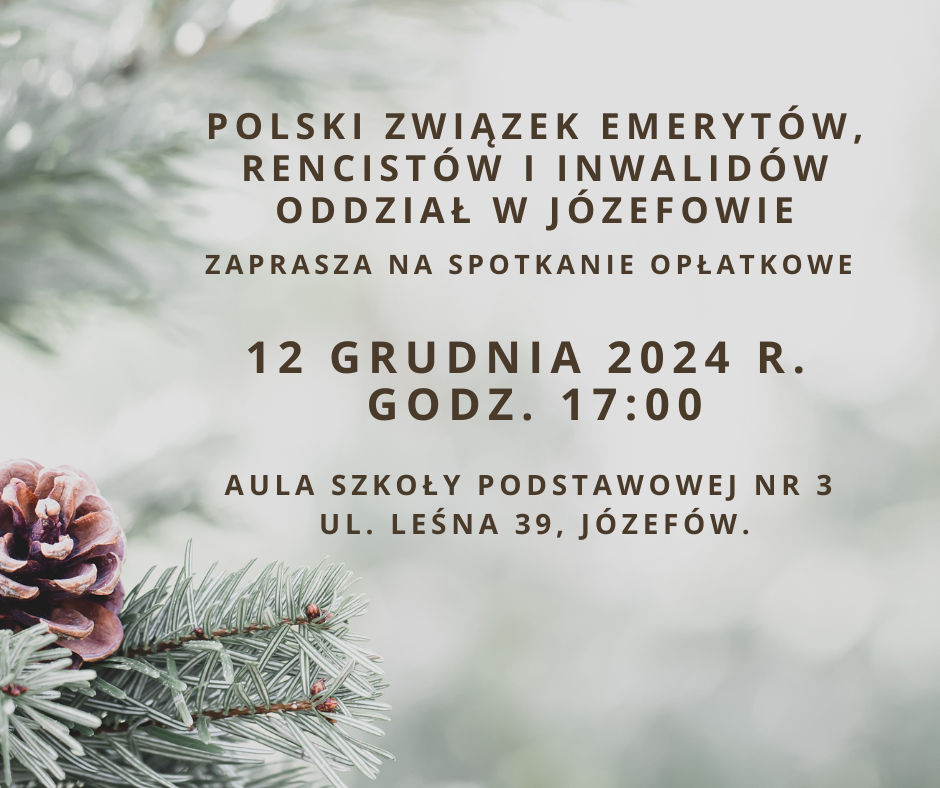 opłatek - seniorzy