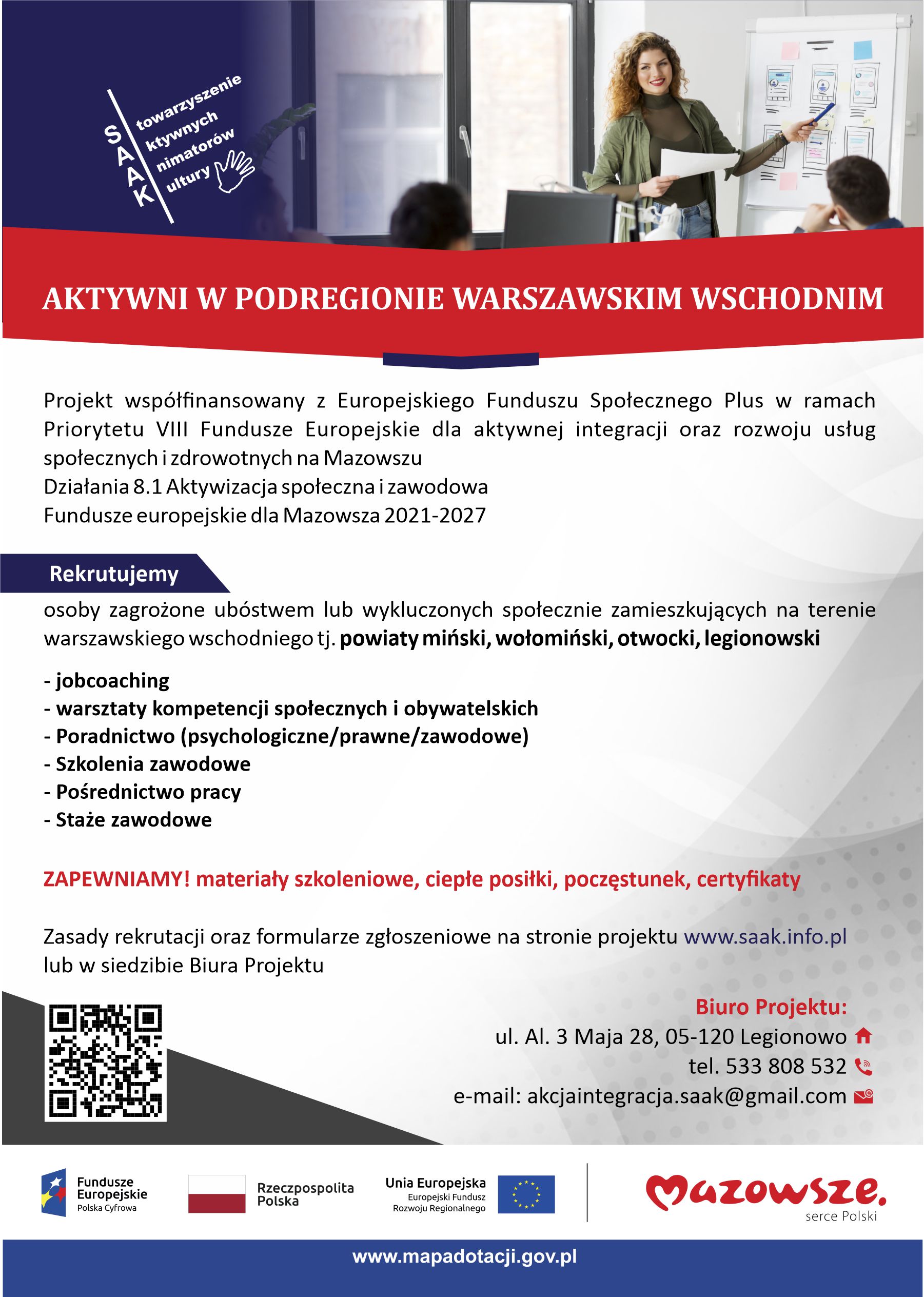 AKTYWNI W PODREGIONIE WARSZAWSKIM WSCHODNIM