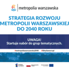 Baner: na tle zdjęcia Warszawy znajdują się informacje o naborze kandydatów.