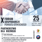 Plakat z informacjami o Forum