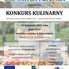 Plakat z informacjami o konkursie.