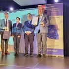 Zastępca Burmistrza Miasta Pan Piotr Gąszcz na uroczystej gali wręczenia nagród w Rankingu Województwa Mazowieckiego w 2024 r. 