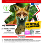 Plakat - szczepienie lisów