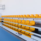 trybuny we wnętrzu hali sportowej przy Szkole Podstawowej Nr 2