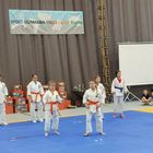 Otwarcie nowej hali sportowej przy Szkole Podstawowej Nr 2 - pokaz karate w wykonaniu uczniów