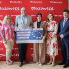  Marek Banaszek Burmistrz Józefowa, Anna Brzezińska - Członkini Zarządu Województwa Mazowieckiego oraz skarbnik miasta Anna Łysik.
