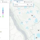 Mapa pomiarów promieniowania elektromagnetycznego w Józefowie