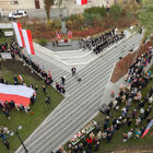 obchody 11 listopada widok z drona obchody 11 listopada widok z drona