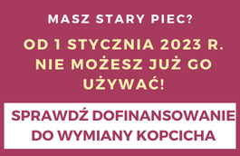 Baner  Wymień piec