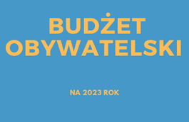 Budżet Obywatelski na 2023